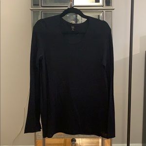 Black Gap lightweight crewneck pullover sweater